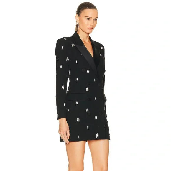 ALC Declan Embellished Tuxedo Dress - Picture 3 of 7